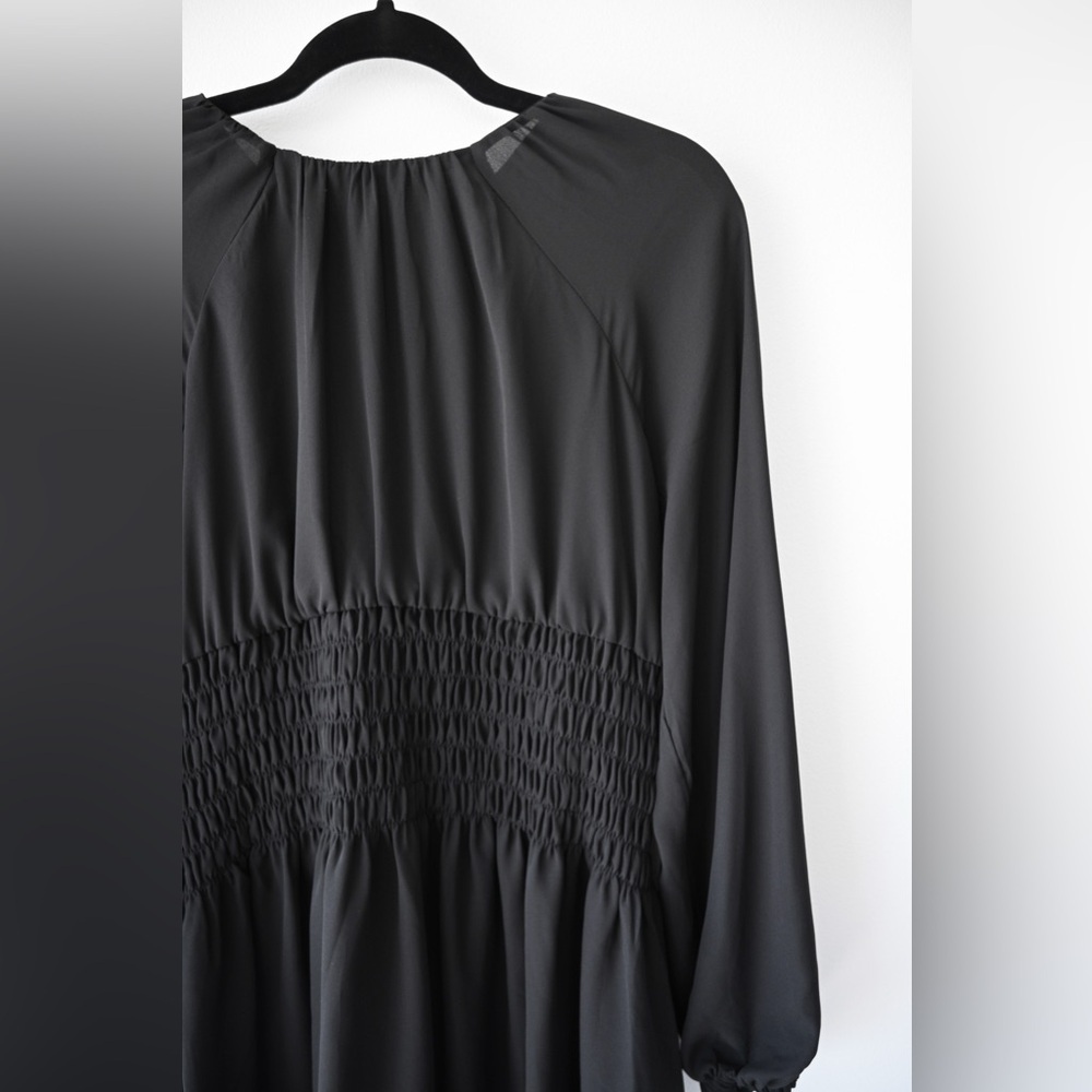 Madewell Bubble Sleeve Smocked Mini Dress - Picture 7 of 12